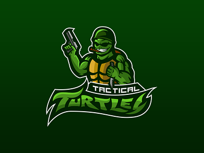 Tactical Turtles branding logo mascot tactical turtles turtle