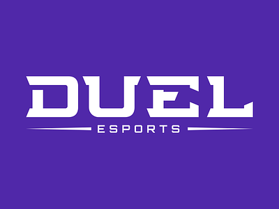 Duel branding duel esports gaming logo
