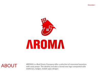 Aroma Logo Branding branding creative logo design design icon logo logo design