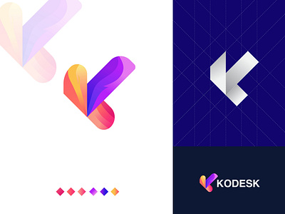 Kodesk Logo Design