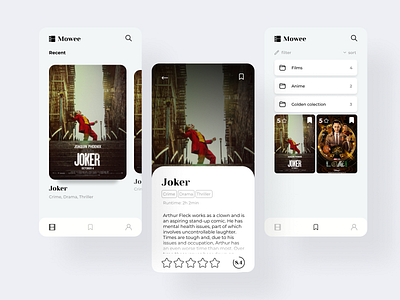 Mowee app branding design ui ux