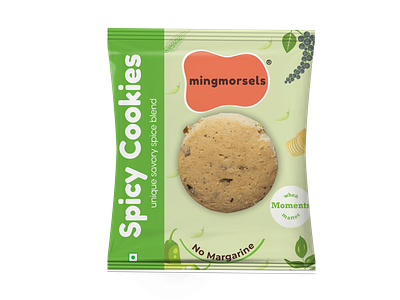 Spicy Cookie branding design illustration logo packaging photoshop vector