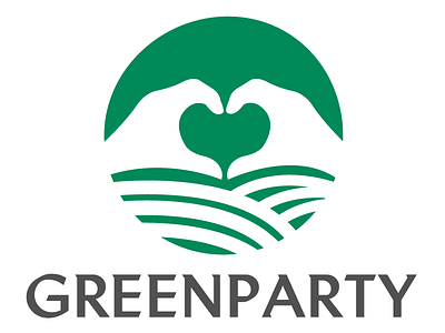 The Green Party branding design eco green green party greenparty logo love political politics vote voting