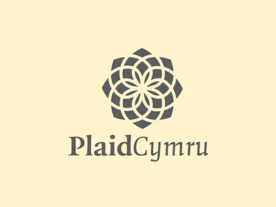 Plaid Cymru (Alternative) cream daffodile flower logo logodesign logographic logos love pantone political