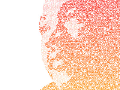 Dr. King color graphic inspiration photoshop type typography