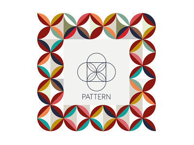 Pattern branding design geometric graphic design illustration logo pattern vector