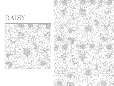 DAISY daisy decor design flower graphic design illustration pattern textile vector