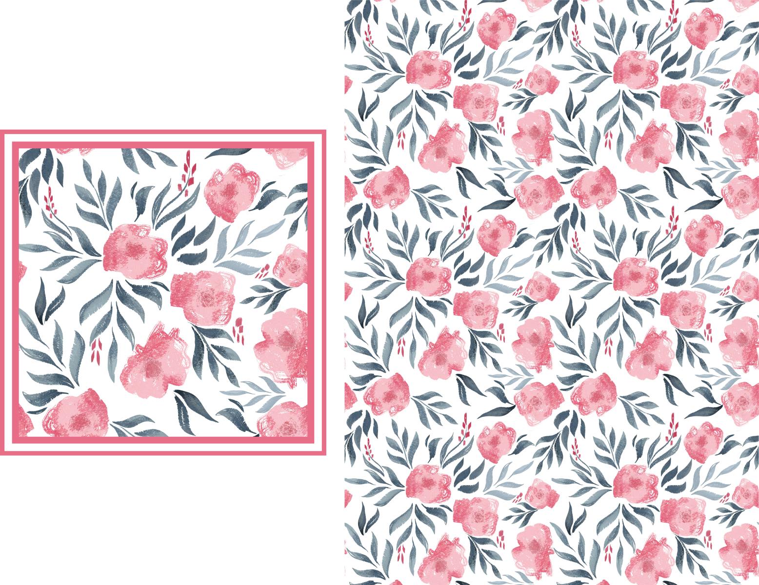 Flower pattern by FranS on Dribbble