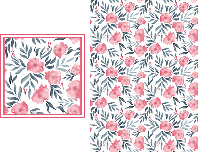 Flower pattern design flower graphic design illustration pattern textile vector