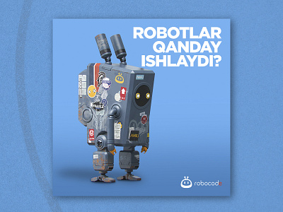 Robocode | Robotlar qanday ishlaydi color design graphic design instagram mockup post robocode robot robotics social media