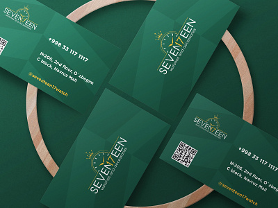 Seventeen | Business card branding business card bussiness card color design graphic design instagram mockup post