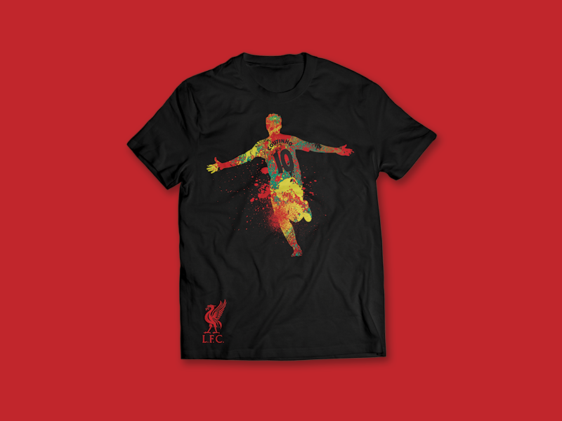 Liverpool FC Paint Explosion apparel athletics character clothing design football graphic illustration liverpool premier league soccer