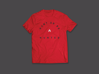 JJ Watt - Hunt or be Hunted apparel design flat graphic icon illustration jj watt reebok lettering t shirt typography vector