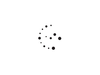 Bloop circle logo pattern