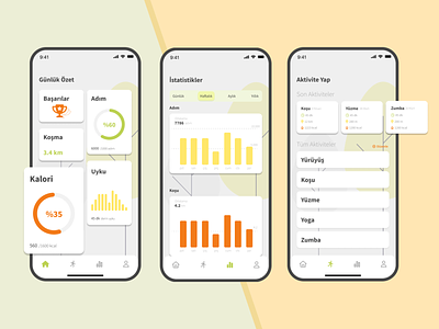 Activity Tracking appdesign mobiledesign uidesign ux