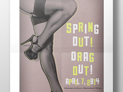 MTSU Spring Out! Drag Out! Poster