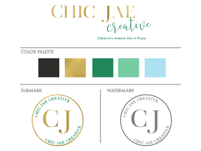 Chic Jae Creative | Mini Branding Kit branding feminine branding feminine logo design logo design