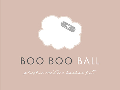 Boo Boo Ball Logo branding feminine logo feminine logo design logo design modern logo