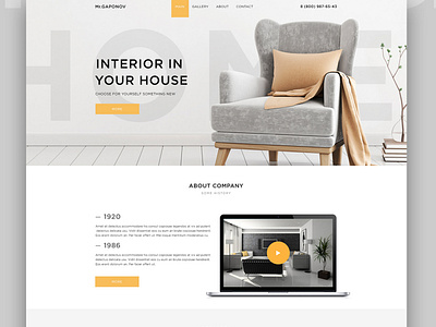 Website Design - Interior Design