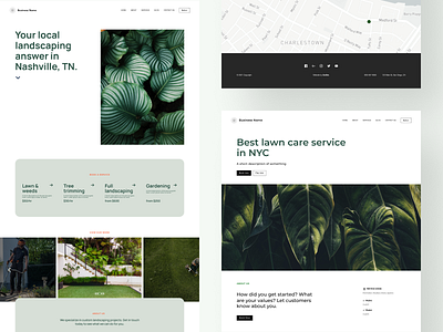 Website template design