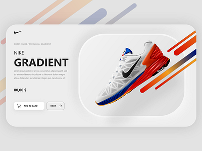 Product Detail Page app branding design illustrator redesign shoe ui ux web website xd design