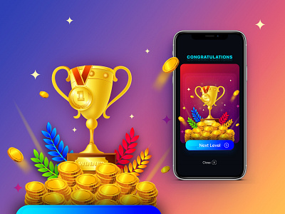 Success Screen app design illustrator interfacedesign ui ux vector web website xd design