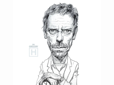 Dr Gregory House Caricature