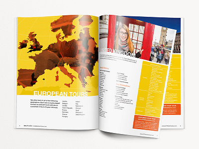 Educational Travel Adventures brochure print travel world