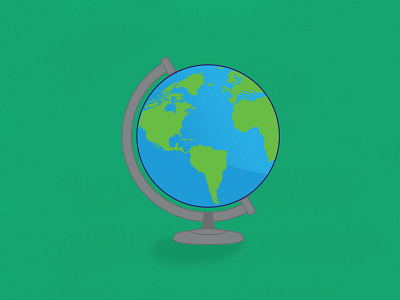 Globe earth globe planet vector