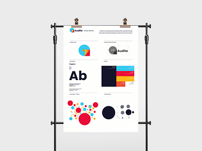 Audite Brand Identity Poster