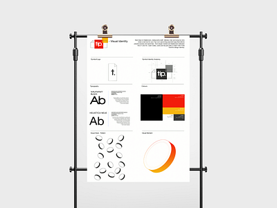 TIP Brand Identity Poster brand identity guidelines branding logo typography