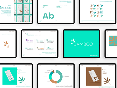Bamboo Brand Identity Guidelines brand designer brand identity guidelines branding design icons illustration illustrator logo pattern typography vector