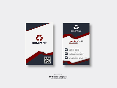 CREATIVE VERTICAL BUSINESS CARD DESIGN branding business business card corporate creative design fitness graphic design horizontal illustration logo minimalist modern pattern print print ready professional stylish trendy vertical