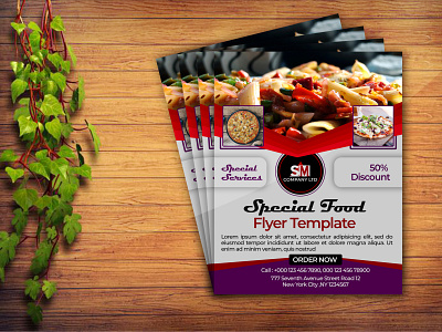 FOOD MENU FLYER DESIGN