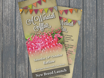 A Waratah Affair - DL Flyer