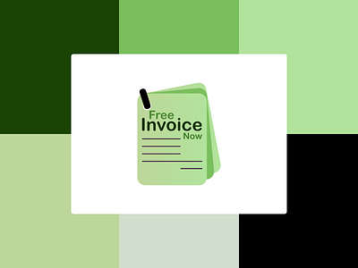 Logo for a Invoice Builder Website branding logo