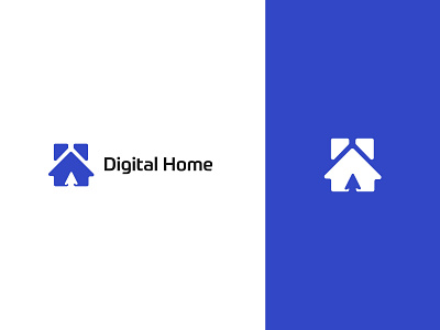 Digital Home branding design logo ui ux
