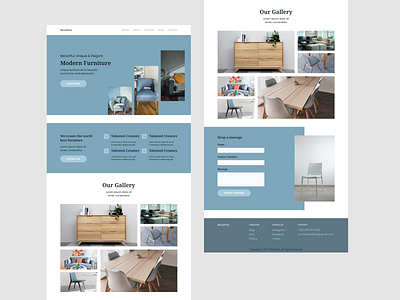 Furniture Web Design furniture ui ux web design