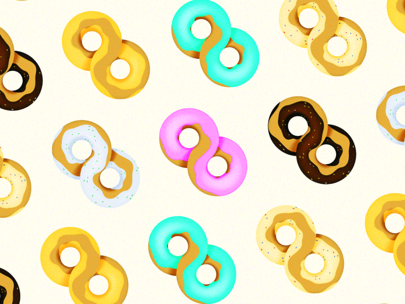 Donuts are Forever 2d animation animation gif loop