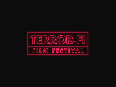 Terror-Fi Film Fest Logo brand and identity brand design branding film festival logo