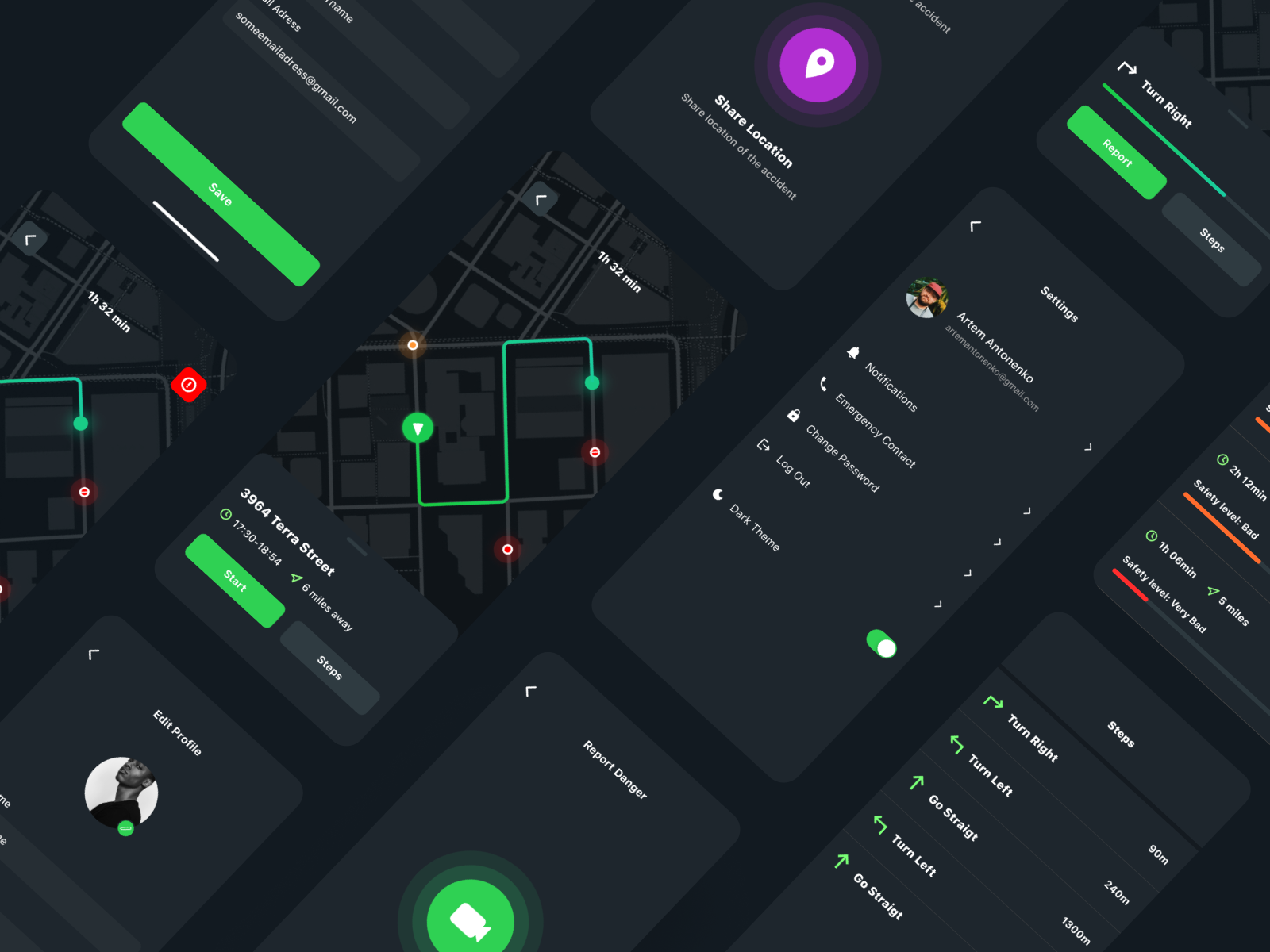 Leading Light Navigation mobile app by Artyom on Dribbble