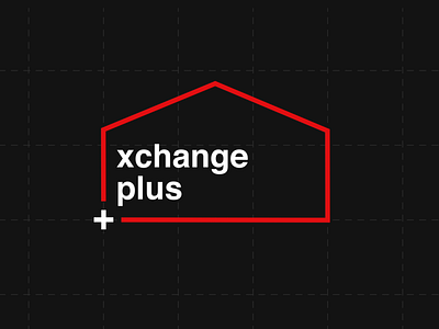 xChangePlus SaaS-platform animation branding clean dynamic graphic design house identity logo motion graphics plus real estate red redis