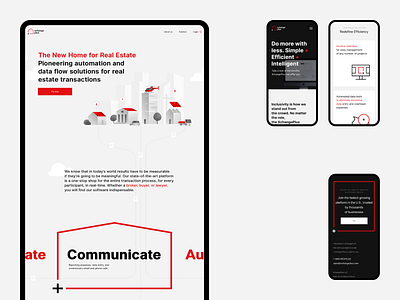 xChangePlus SaaS-platform branding house icon identity illustration lending logo product real estate red redis saas web