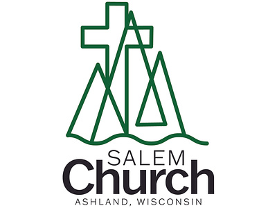 SALEM CHURCH Logo branding design graphic design logo typography