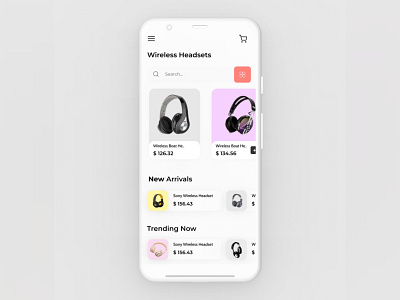 Headphones E-Commerce App UI