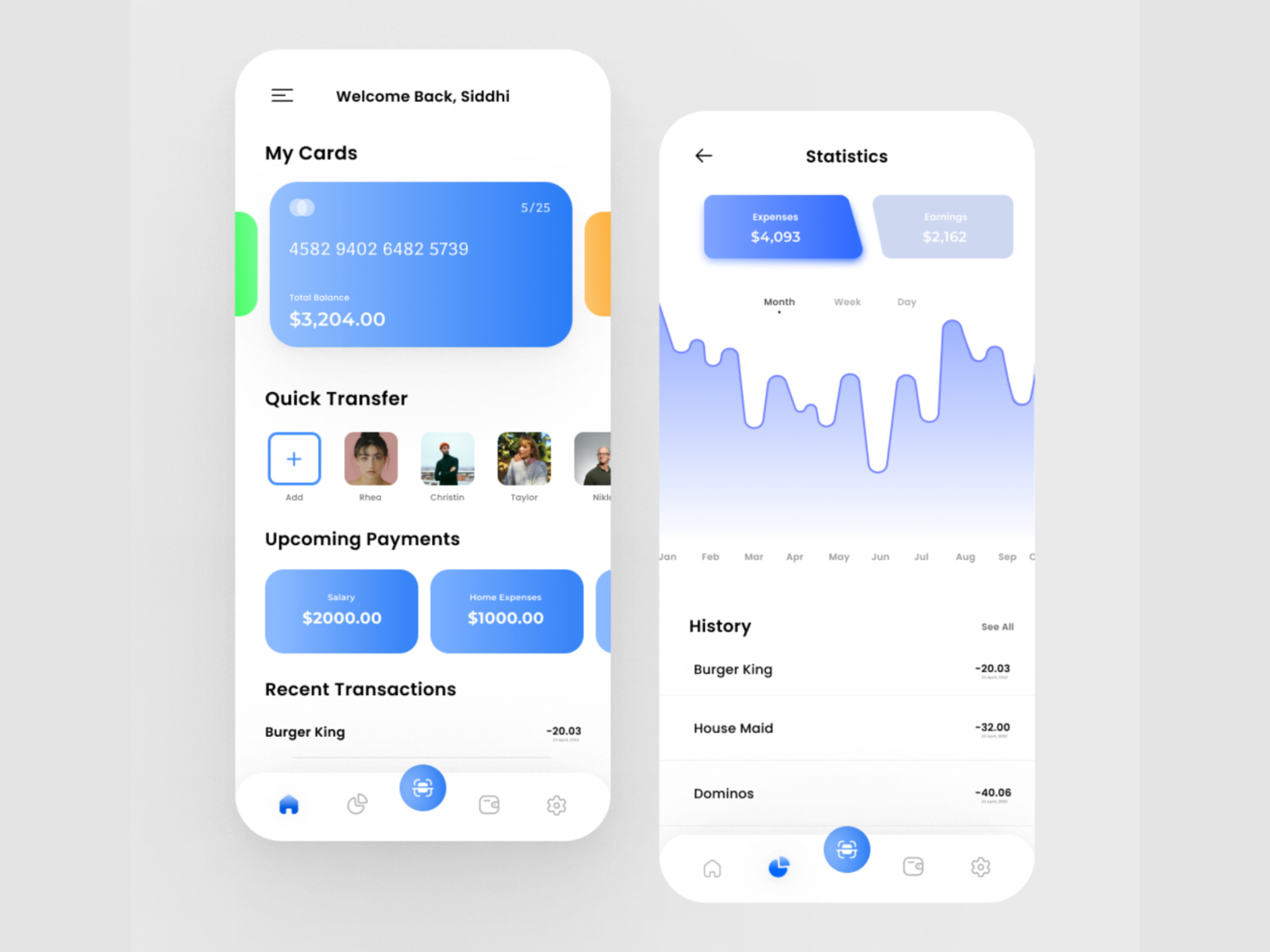 Banking App UI Design By Siddhi V On Dribbble