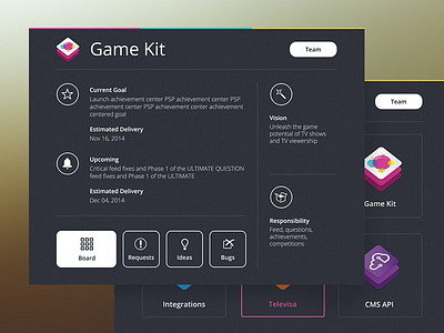 Multimedia webservice dashboard