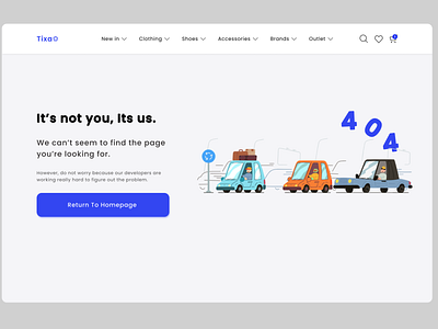 Tixa Error 404 Page 404page beginner branding design designjuniordesigner error errorpage graphic design illustration juniordesign landing page logo productdesign ui uiux uxdesign web