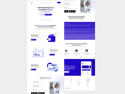 Apex Landing Page beginner blue clean creative design flat interaction landing page logo minimal product design ui ui design uiux ux ux design vector web webpage website