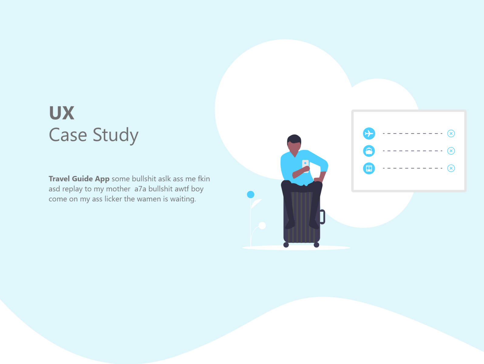 ux case study for travel app